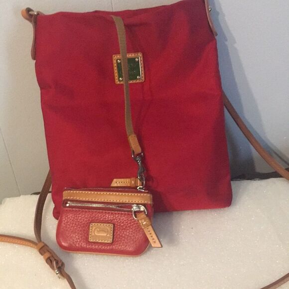 Dooney & Bourke Red Crossbody Purse - Picture 1 of 13